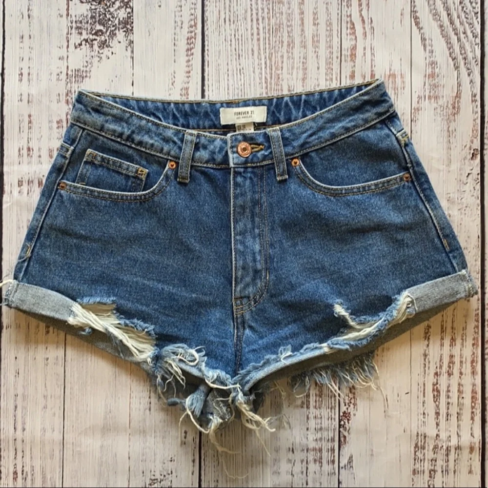 NWOT Distressed Denim Shorts